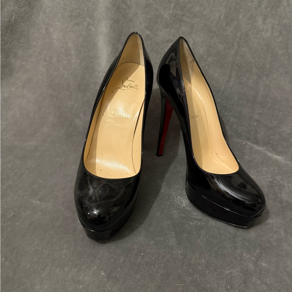 Christian Louboutin Black Patent Heels